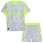Manchester City Conjunto 2025 2026 Tercera Gris - Manchester City Barata | camisetafutbolshop