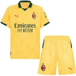 Niños Conjunto 2025 2026 Tercera Amarillo - Niños Barata | camisetafutbolshop