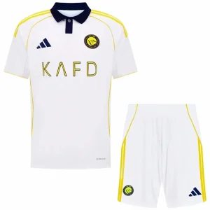 Niños Conjunto 2025 2026 Tercera Blanco - Niños Barata | camisetafutbolshop