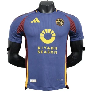 AS Roma Camiseta Edición Jugadores 2024 2025 Tercera Azul - Camiseta Serie A AS Roma | camisetafutbolshop