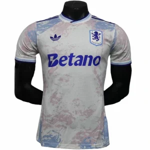 Aston Villa Camiseta Edición Jugadores 2025 2026 Tercera Blanca - Camiseta Aston Villa | camisetafutbolshop