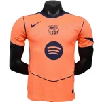 FC Barcelona Camiseta Edición Jugadores 2025 2026 Tercera Naranja - Camiseta Barcelona | camisetafutbolshop