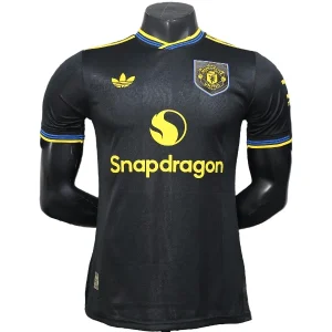 Manchester United Camiseta Edición Jugadores 2025 2026 Tercera Negra - Camiseta Manchester United | camisetafutbolshop