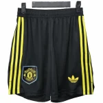 Manchester United Pantalones Edición Jugadores 2025 2026 Tercera Negro - Manchester United Barata | camisetafutbolshop
