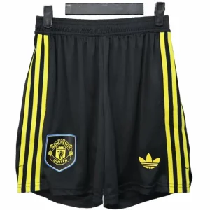 Manchester United Pantalones Edición Jugadores 2025 2026 Tercera Negro - Manchester United Barata | camisetafutbolshop