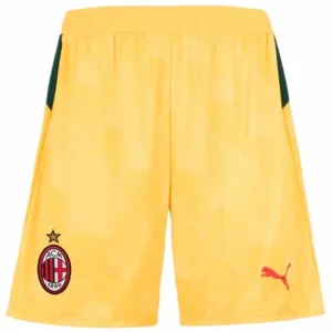AC Milan Pantalones 2025 2026 Tercera Amarillo - AC Milan Barata | camisetafutbolshop