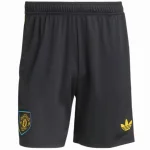 Manchester United Pantalones 2025 2026 Tercera Negro - Manchester United Barata | camisetafutbolshop