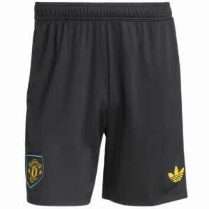 Manchester United Pantalones 2025 2026 Tercera Negro - Manchester United Barata | camisetafutbolshop