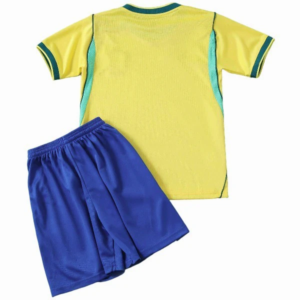 Conjunto 2026 Casa Amarillo - Equipacion Brasil Niños | camisetafutbolshop