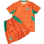 Conjunto 2026 Casa Naranja - Costa De Marfil Niños Barata | camisetafutbolshop