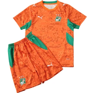Conjunto 2026 Casa Naranja - Costa De Marfil Niños Barata | camisetafutbolshop