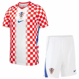 Conjunto 2026 Casa Rojo - Croacia Niños Barata | camisetafutbolshop