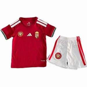 Conjunto 2026 Casa Rojo - Hungría Niños Barata | camisetafutbolshop