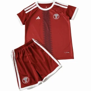 Conjunto 2026 Casa Rojo - Catar Niños Barata | camisetafutbolshop