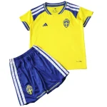 Conjunto 2026 Casa Amarillo - Suecia Niños Barata | camisetafutbolshop