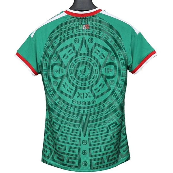 Camiseta Edición Jugadores 2026 Casa Verde - Camiseta México Mujer | camisetafutbolshop