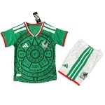 Conjunto Edición Jugadores 2026 Casa Verde - Playera Mexico 2026 Niños | camisetafutbolshop