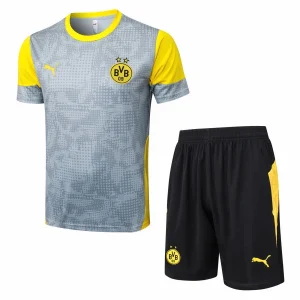 Borussia Dortmund Conjunto 2025 2026 Gris - Borussia Dortmund Barata | camisetafutbolshop