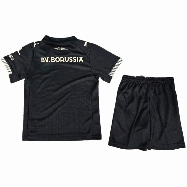 Conjunto 2025 2026 Especial Negro - Borussia Dortmund Niños Barata | camisetafutbolshop