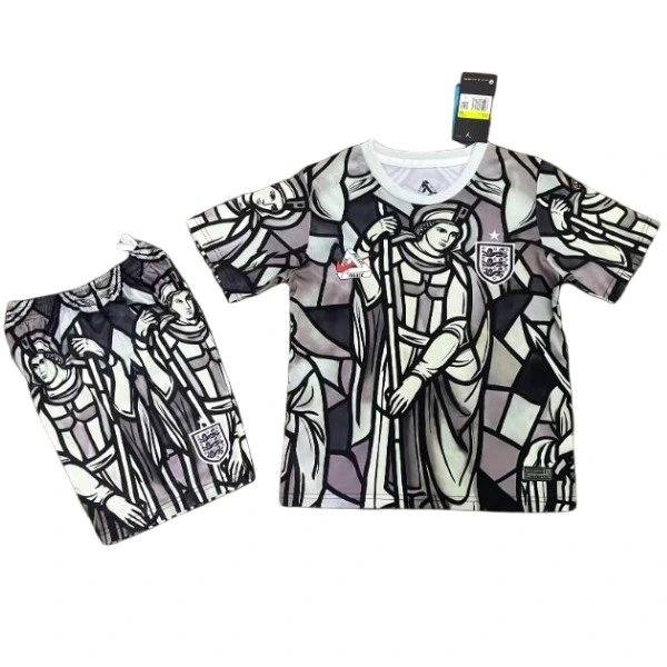 Conjunto 2026 Especial Gris - Inglaterra Niños Barata | camisetafutbolshop