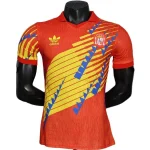 España Camiseta Edición Jugadores 2026 Especial Naranja - Camiseta España Mundial 2026 | camisetafutbolshop