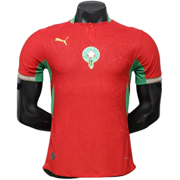 Marruecos Camiseta Edición Jugadores 2026 Casa Roja - Camiseta Marruecos | camisetafutbolshop