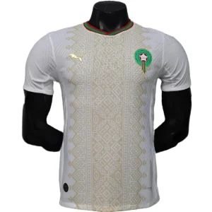 Marruecos Camiseta Edición Jugadores 2026 Segunda Blanca - Camiseta Marruecos | camisetafutbolshop
