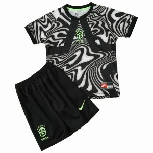 Conjunto 2026 Portero Gris - Equipacion Brasil Niños | camisetafutbolshop