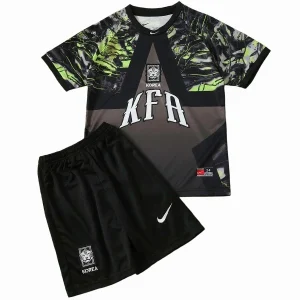 Conjunto 2026 Portero Negro - Corea Niños Barata | camisetafutbolshop