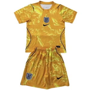 Conjunto 2026 Portero Amarillo - Inglaterra Niños Barata | camisetafutbolshop