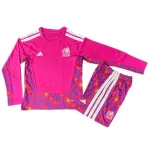 Conjunto 2026 Portero Rosa - Playera Mexico 2026 Niños | camisetafutbolshop