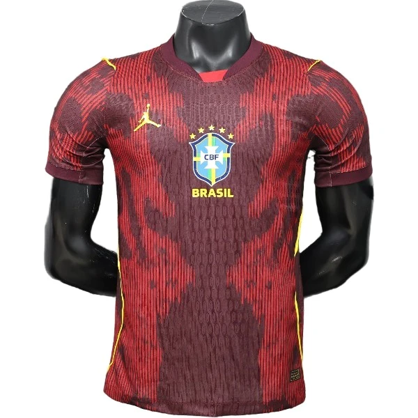 Brasil Camiseta Edición Jugadores 2026 Portero Roja - Camiseta Brasil | camisetafutbolshop