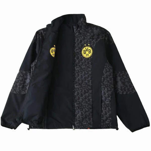 Borussia Dortmund Rompevientos 2025 2026 Negro - Borussia Dortmund Barata | camisetafutbolshop