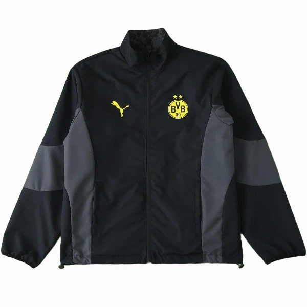 Borussia Dortmund Rompevientos 2025 2026 Negro - Borussia Dortmund Barata | camisetafutbolshop