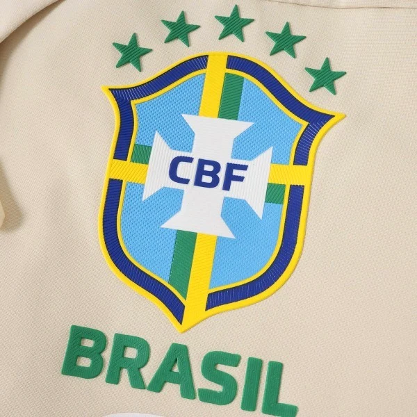 Brasil Rompevientos 2026 Amarillo - Brasil Barata | camisetafutbolshop