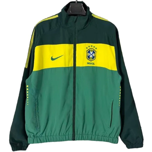 Brasil Rompevientos 2026 Amarillo - Brasil Barata | camisetafutbolshop
