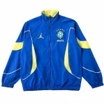 Brasil Rompevientos 2026 Azul - Brasil Barata | camisetafutbolshop