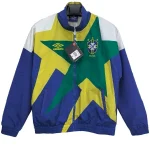 Brasil Rompevientos 2026 Azul - Brasil Barata | camisetafutbolshop