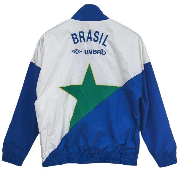 Brasil Rompevientos 2026 Azul - Brasil Barata | camisetafutbolshop