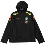 Brasil Rompevientos 2026 Negro - Brasil Barata | camisetafutbolshop