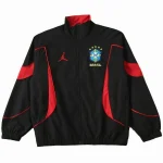 Brasil Rompevientos 2026 Rojo - Brasil Barata | camisetafutbolshop