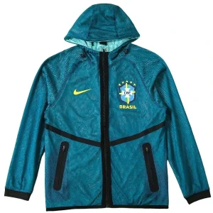Brasil Rompevientos 2026 Verde - Brasil Barata | camisetafutbolshop