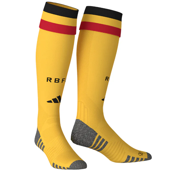 Bélgica Calcetines 2026 Segunda Amarillo - Bélgica Barata | camisetafutbolshop