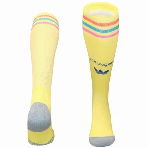 Curazao Calcetines 2026 Segunda Amarillo - Curazao Barata | camisetafutbolshop
