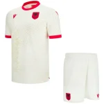 Conjunto 2026 Segunda Blanco - Albania Niños Barata | camisetafutbolshop