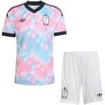 Conjunto 2026 Segunda Rosa - Bélgica Niños Barata | camisetafutbolshop