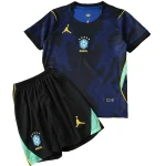 Conjunto 2026 Segunda Azul - Equipacion Brasil Niños | camisetafutbolshop