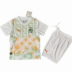 Conjunto 2026 Segunda Blanco - Costa De Marfil Niños Barata | camisetafutbolshop