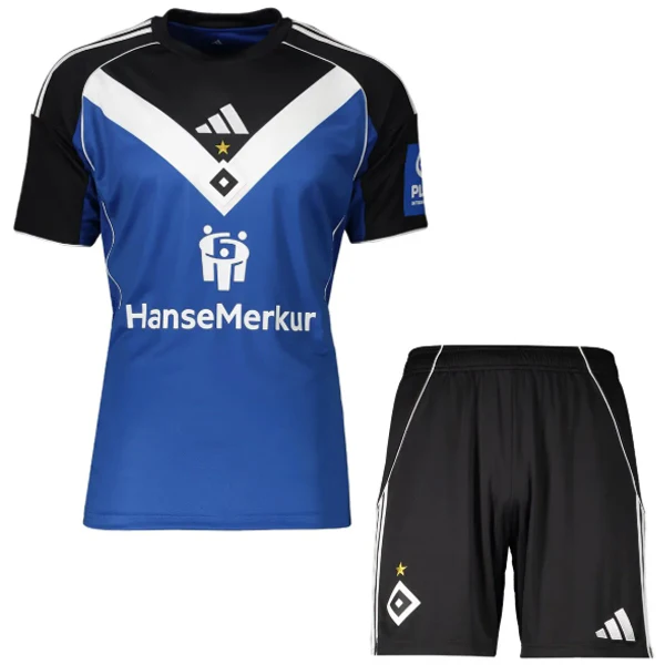Conjunto 2025 2026 Segunda Azul - Hamburgo S.V Niños Barata | camisetafutbolshop