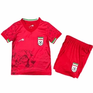 Conjunto 2026 Segunda Rojo - Irán Niños Barata | camisetafutbolshop